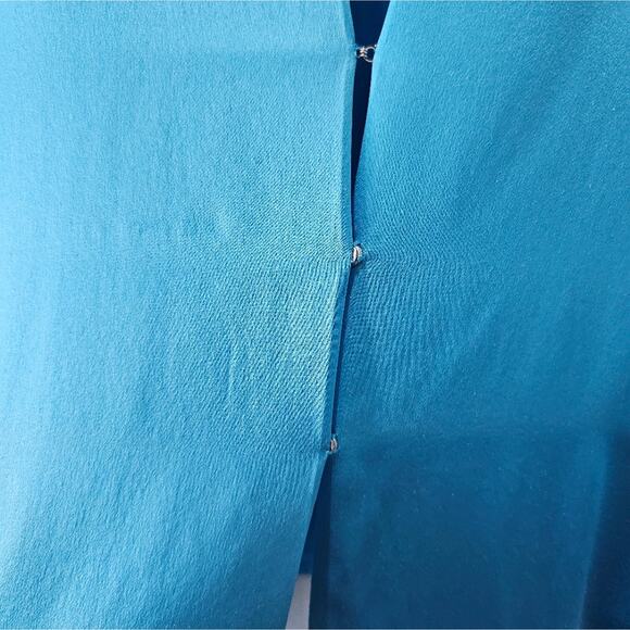 The Sei Long Sleeve Tie Front Blouse in Sky - Picture 4 of 11